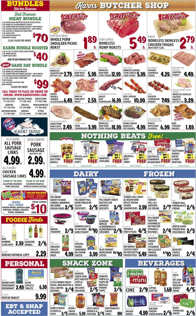 Karns Quality Foods Ad from 09/21/2021