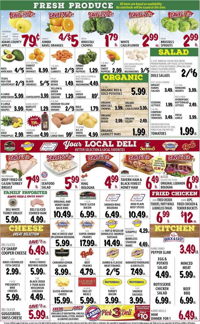 Karns Quality Foods Ad from 12/14/2021