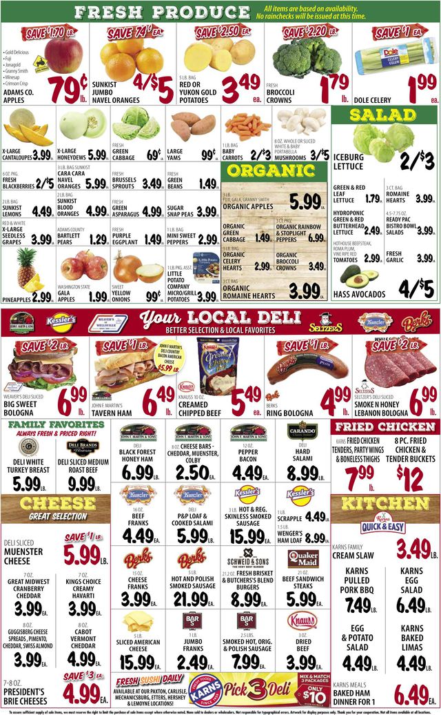 Karns Quality Foods Ad from 01/11/2022