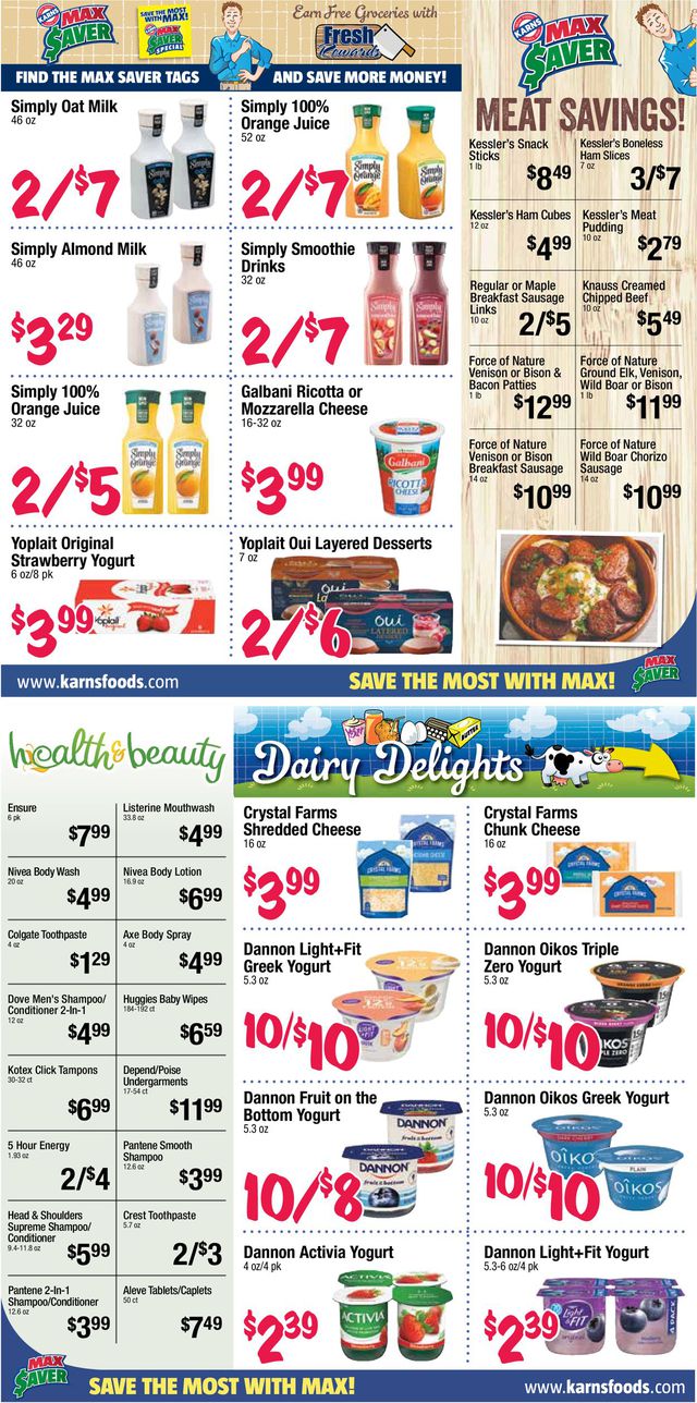 Karns Quality Foods Ad from 01/25/2022