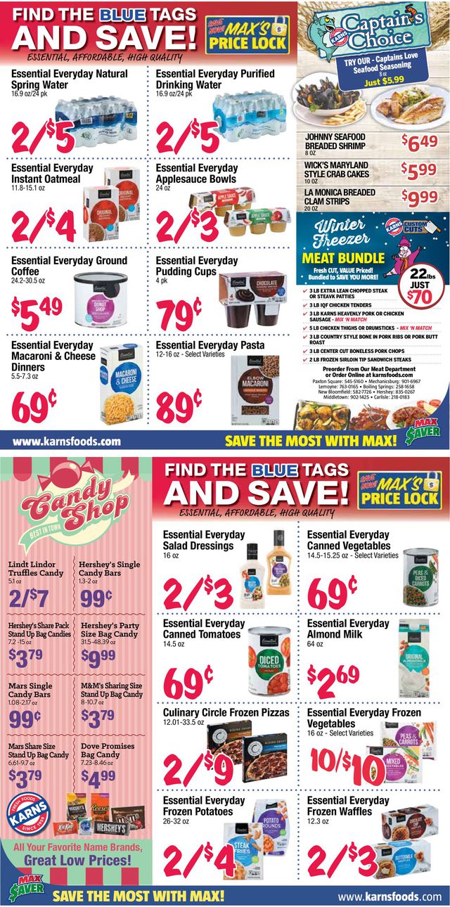 Karns Quality Foods Ad from 01/25/2022
