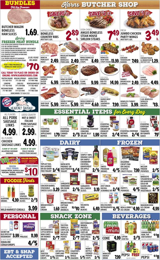 Karns Quality Foods Ad from 03/29/2022