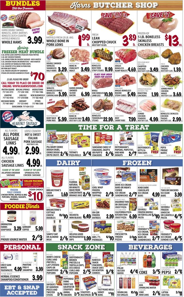 Karns Quality Foods Ad from 04/05/2022