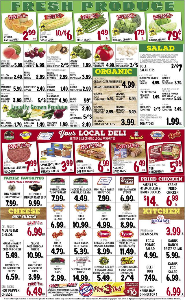 Karns Quality Foods Ad from 07/19/2022