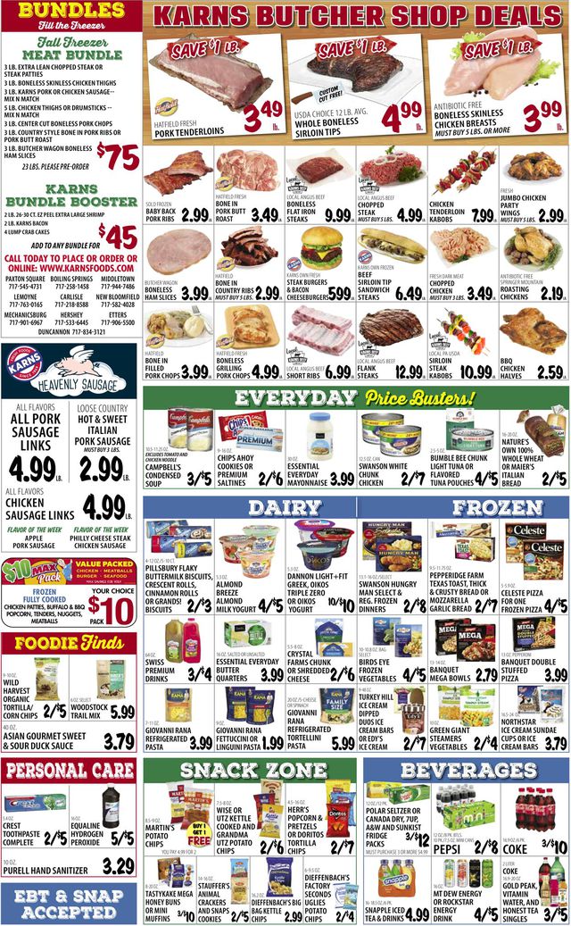 Karns Quality Foods Ad from 09/13/2022