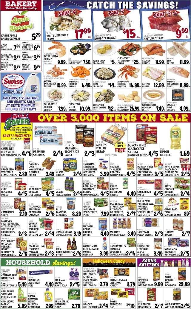 Karns Quality Foods Ad from 10/11/2022