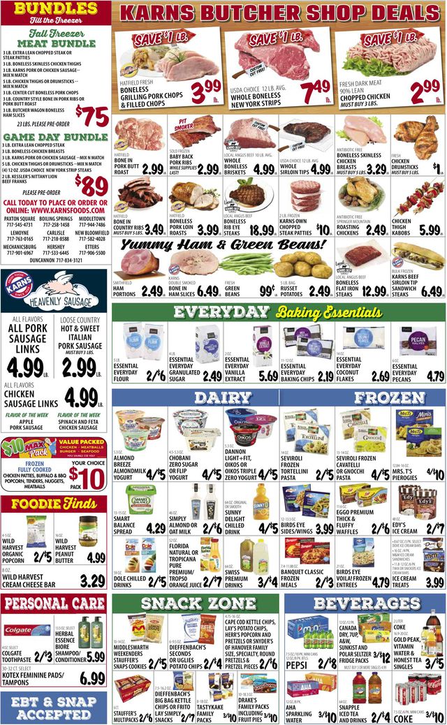 Karns Quality Foods Ad from 10/11/2022