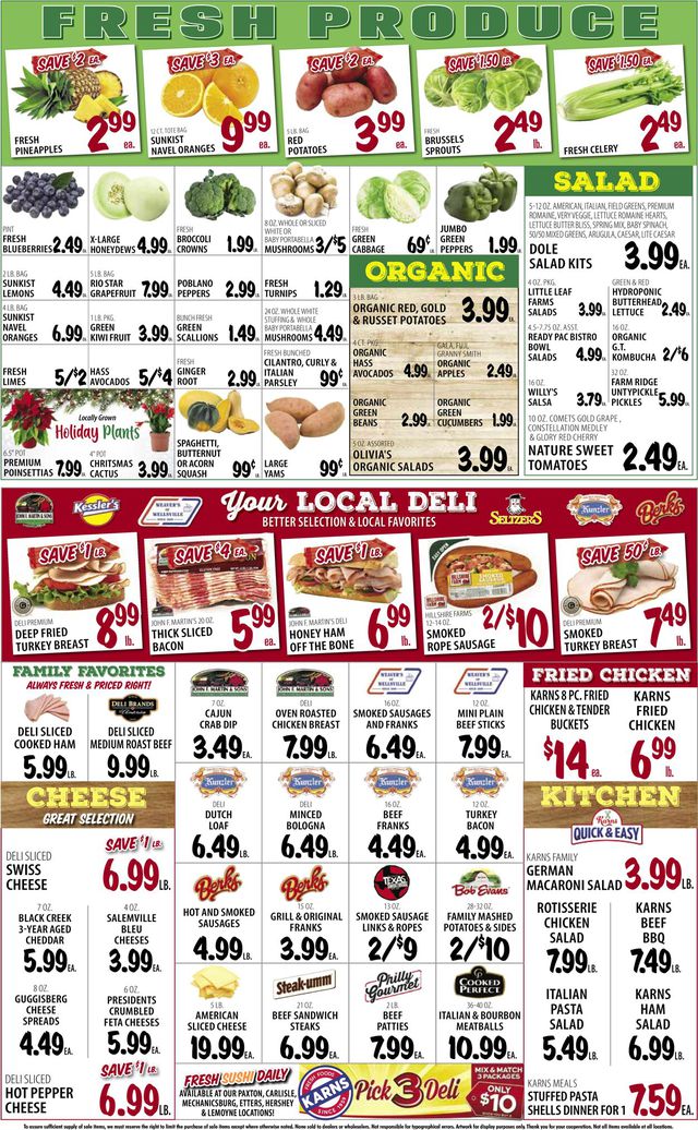 Karns Quality Foods Ad from 12/06/2022