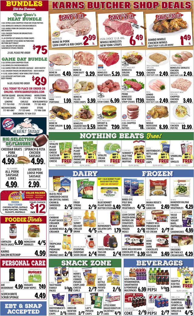 Karns Quality Foods Ad from 01/10/2023