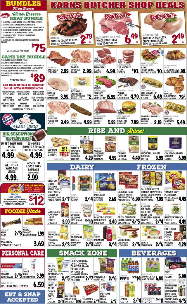 Karns Quality Foods Ad from 01/24/2023