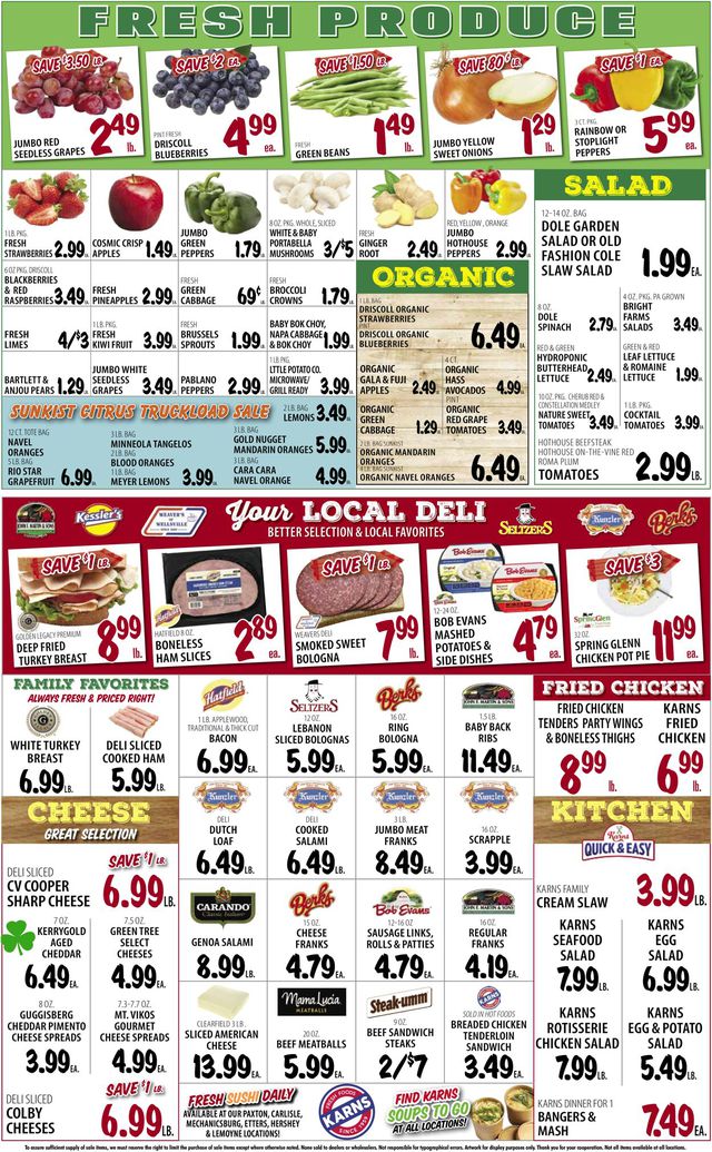 Karns Quality Foods Ad from 03/07/2023