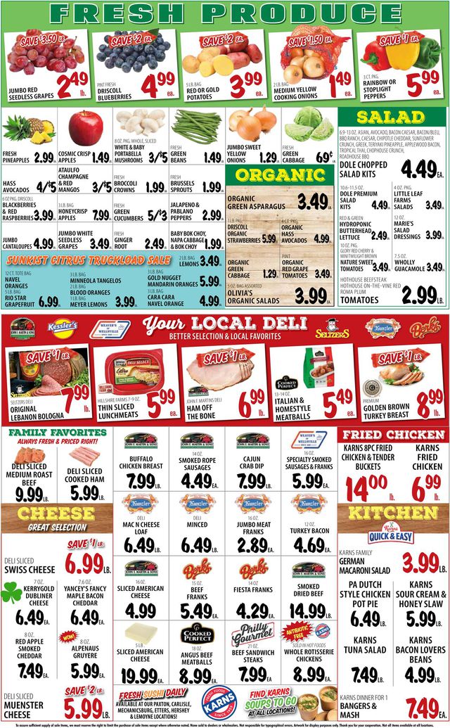 Karns Quality Foods Ad from 03/14/2023