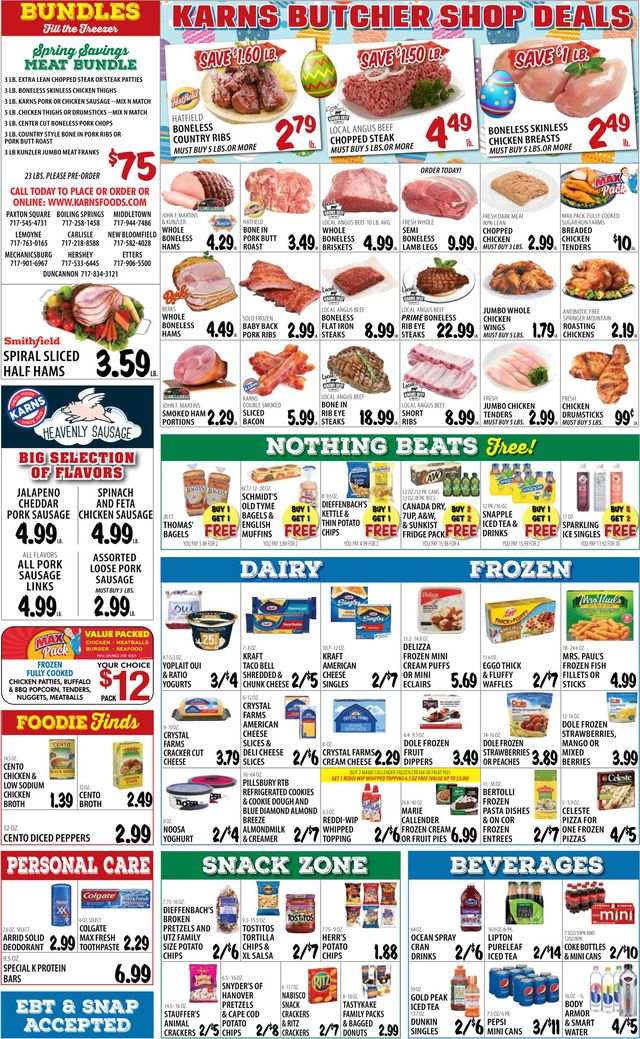Karns Quality Foods Ad from 04/04/2023