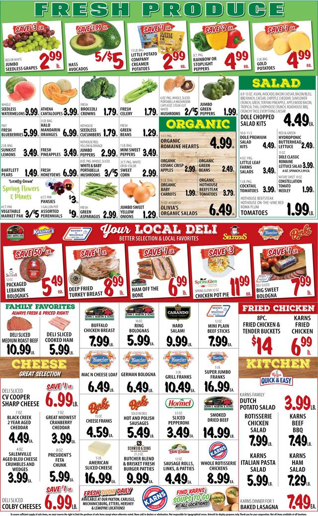 Karns Quality Foods Ad from 04/11/2023