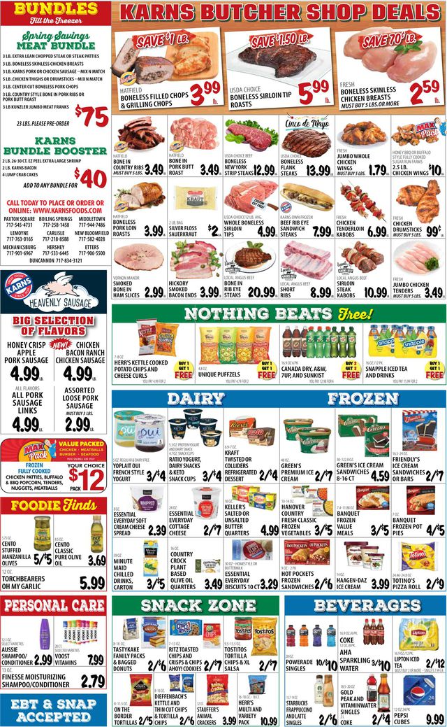 Karns Quality Foods Ad from 05/02/2023
