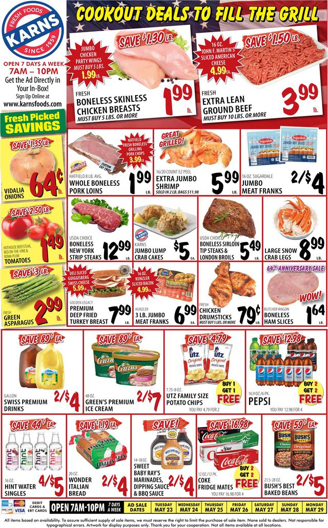 Karns Quality Foods Ad from 05/23/2023