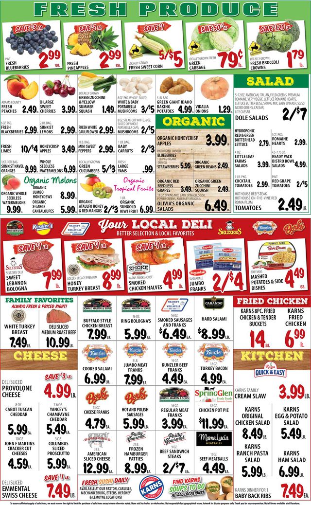 Karns Quality Foods Ad from 07/04/2023
