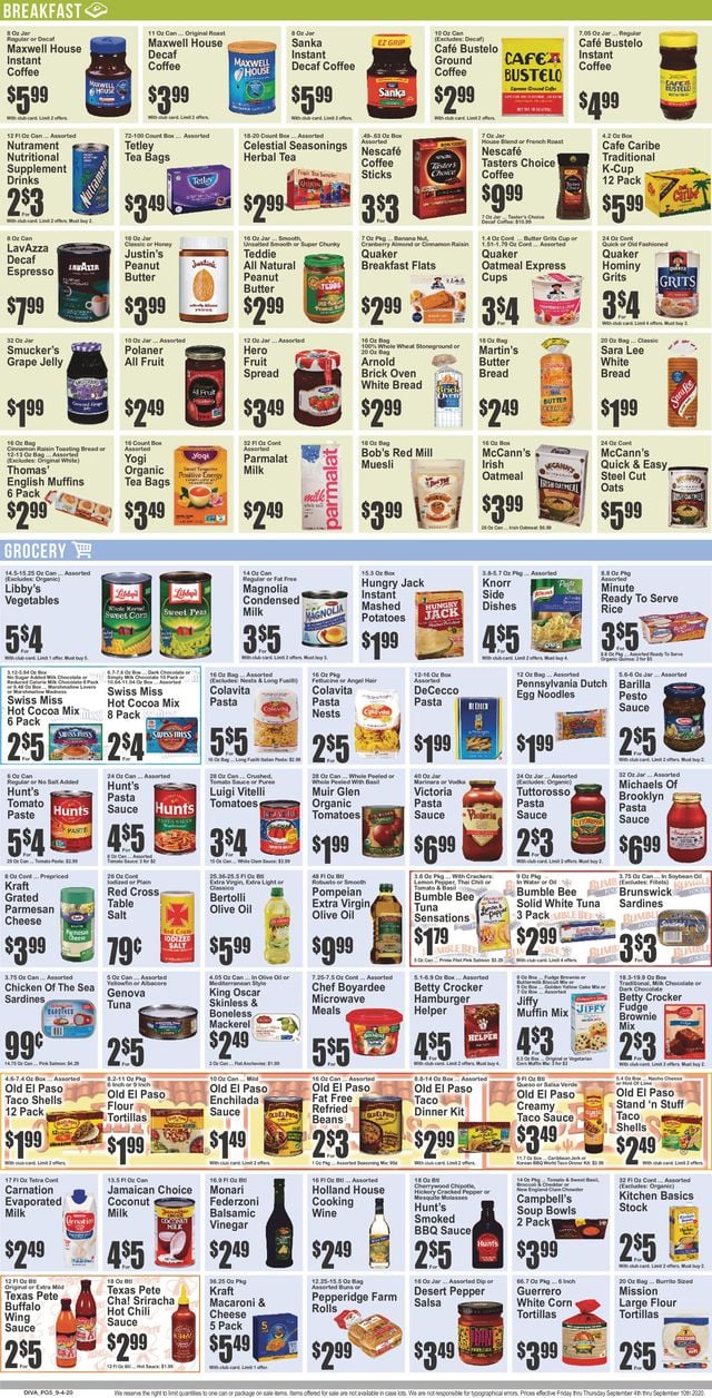 Key Food Ad from 09/04/2020