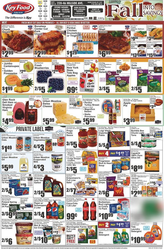 Key Food Ad from 09/18/2020