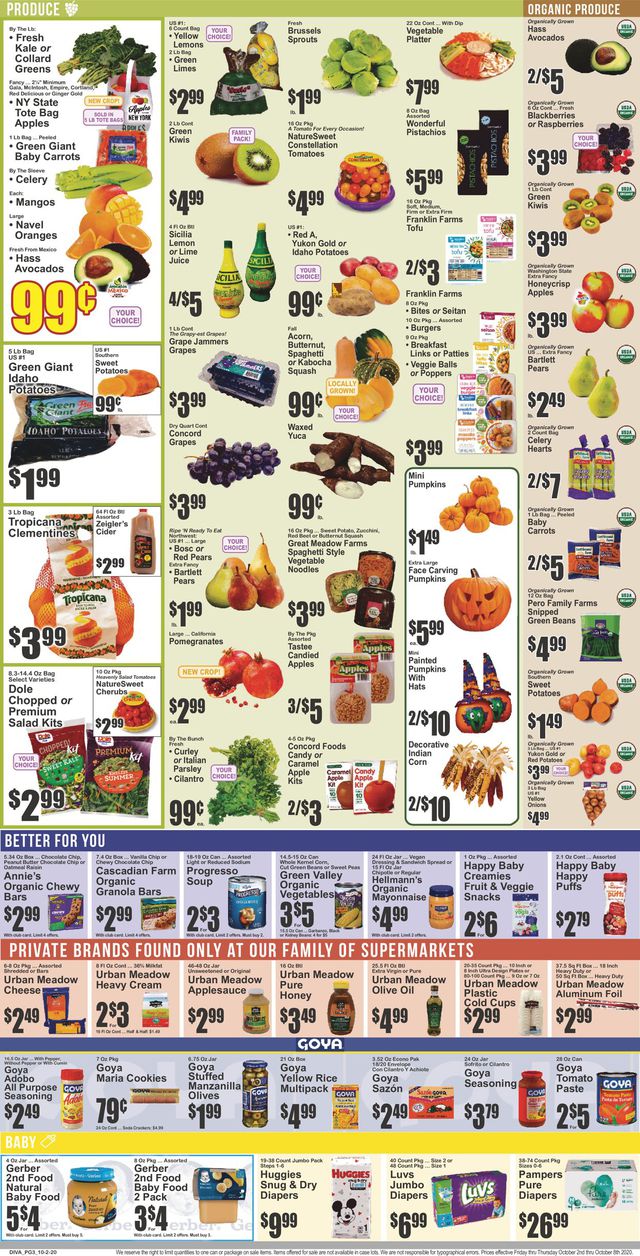Key Food Ad from 10/02/2020