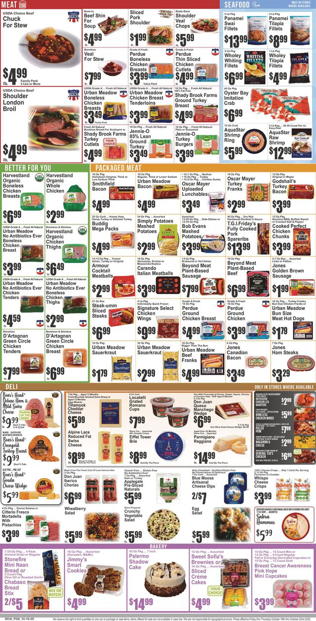Key Food Ad from 10/16/2020