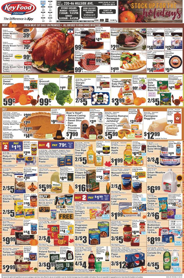 Key Food Ad from 11/20/2020