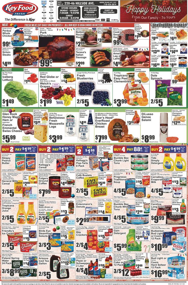 Key Food Ad from 12/11/2020