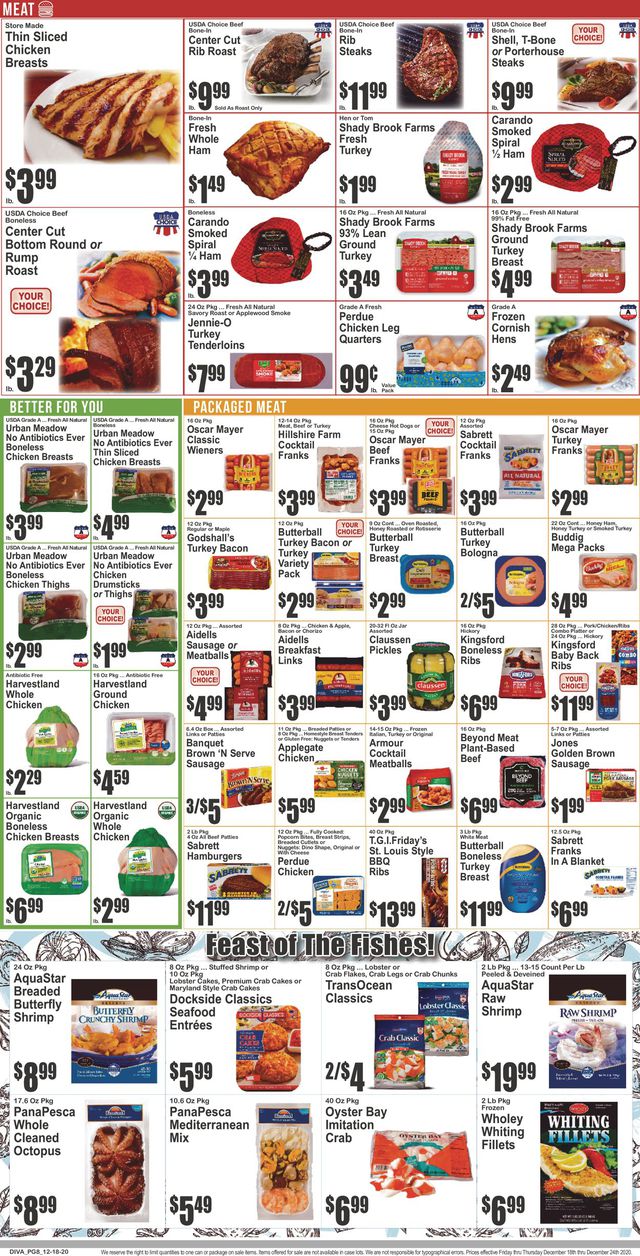 Key Food Ad from 12/18/2020