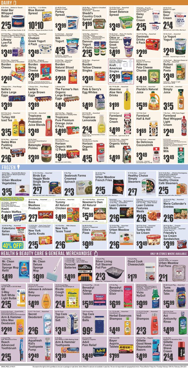 Key Food Ad from 02/19/2021