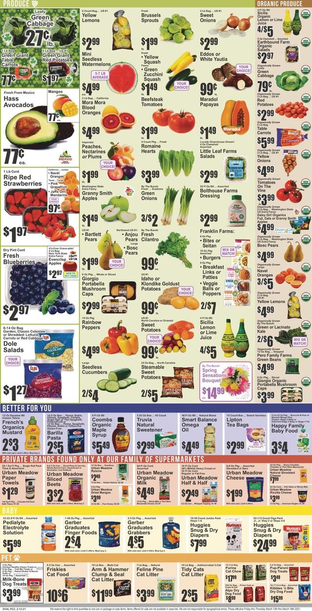 Key Food Ad from 03/12/2021