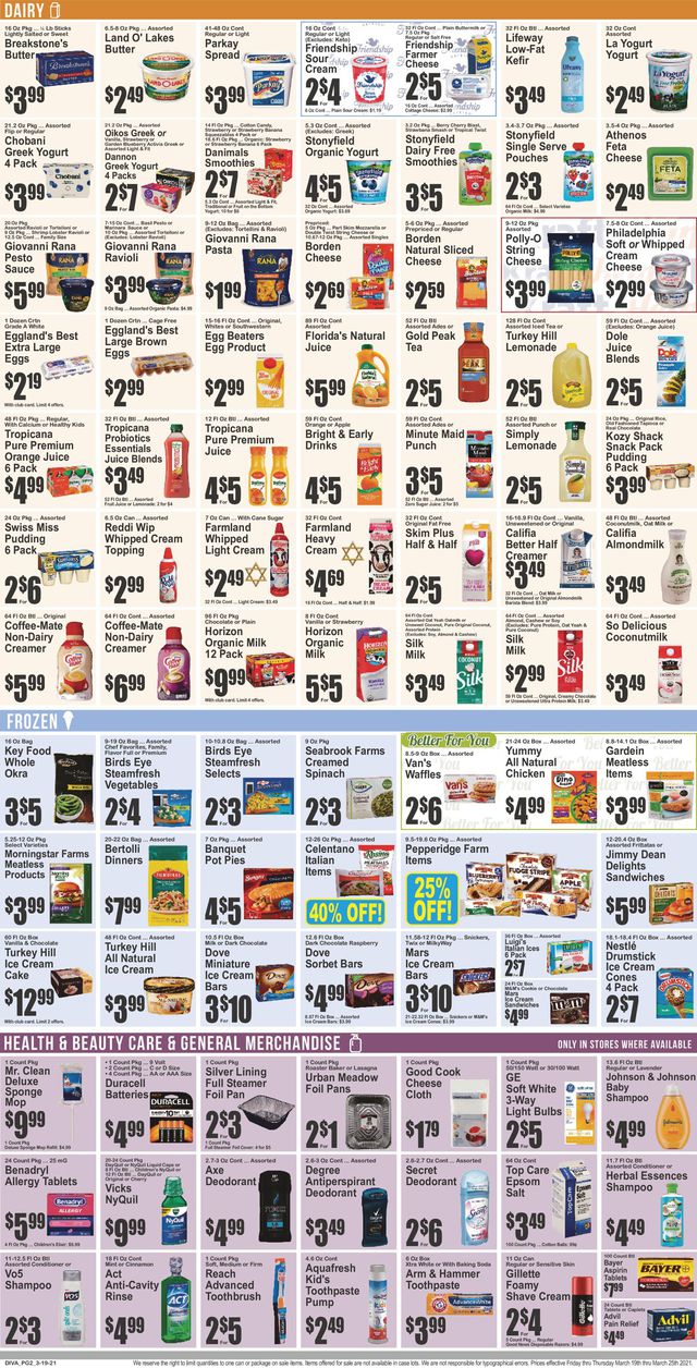 Key Food Ad from 03/19/2021