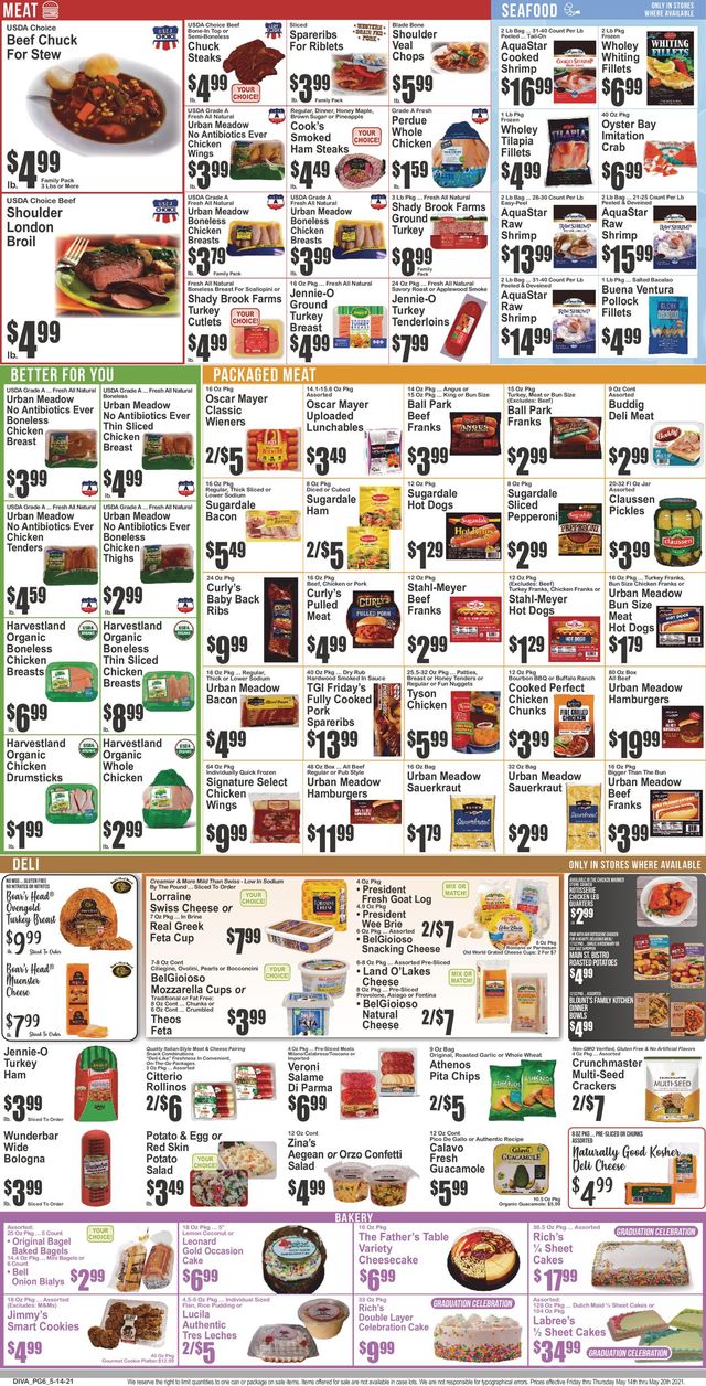 Key Food Ad from 05/14/2021