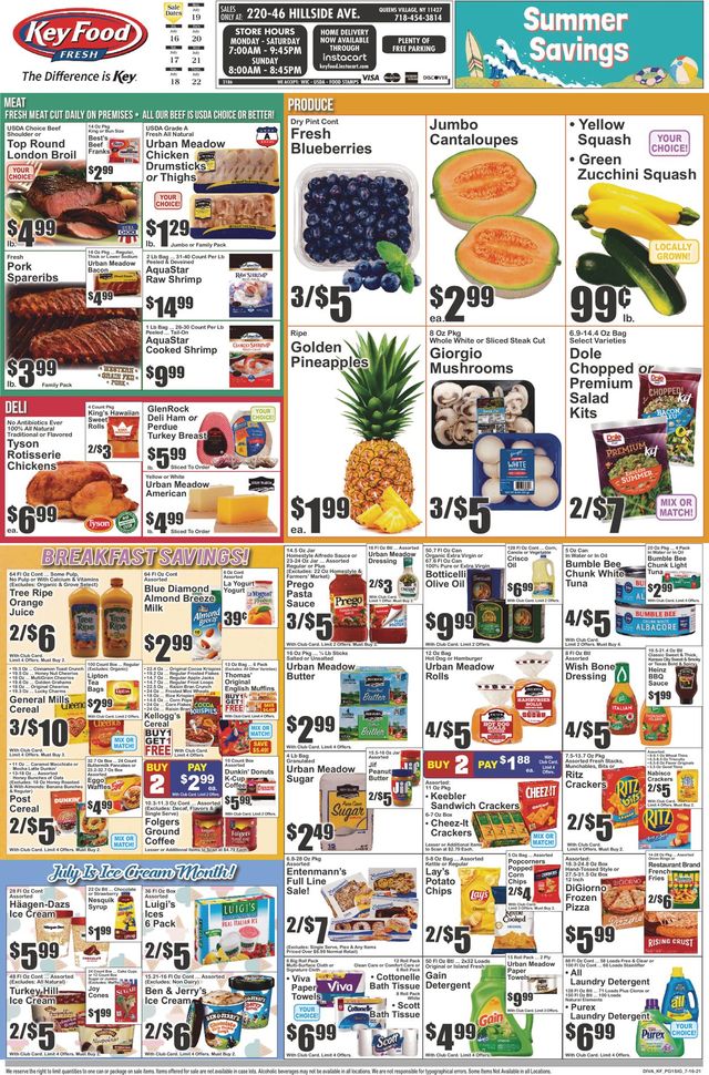 Key Food Ad from 07/16/2021