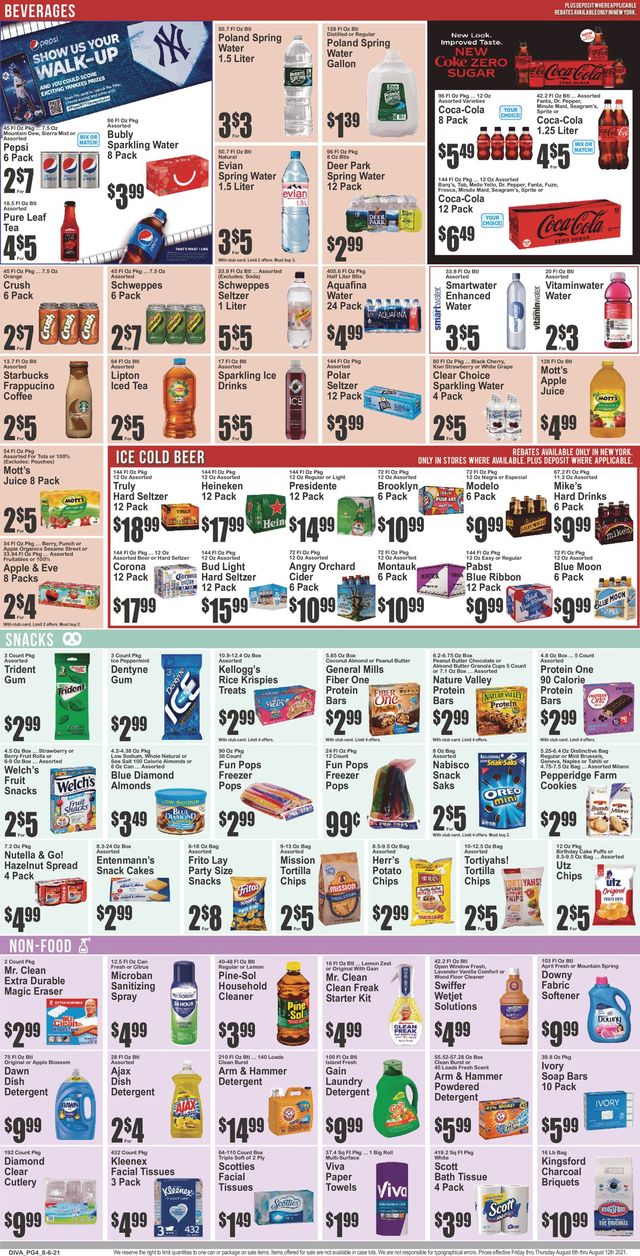 Key Food Ad from 08/06/2021