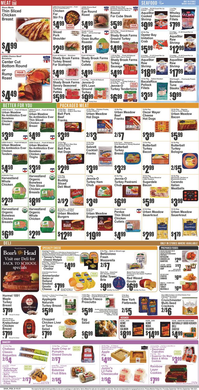 Key Food Ad from 09/10/2021