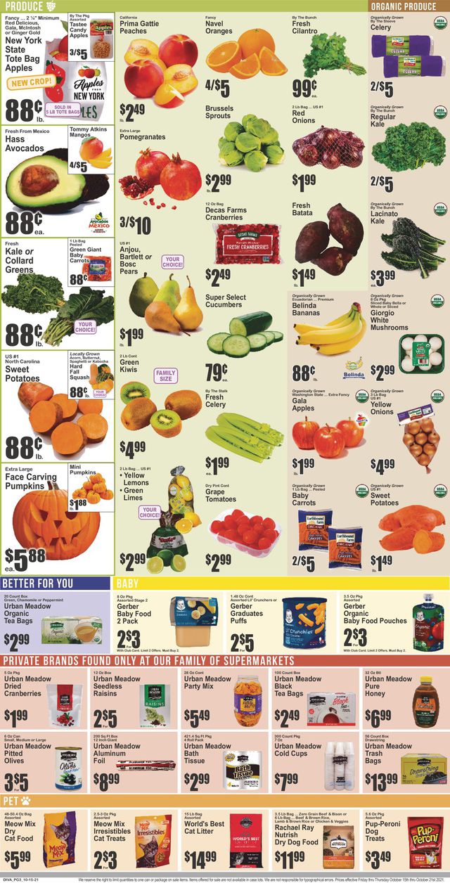 Key Food Ad from 10/15/2021