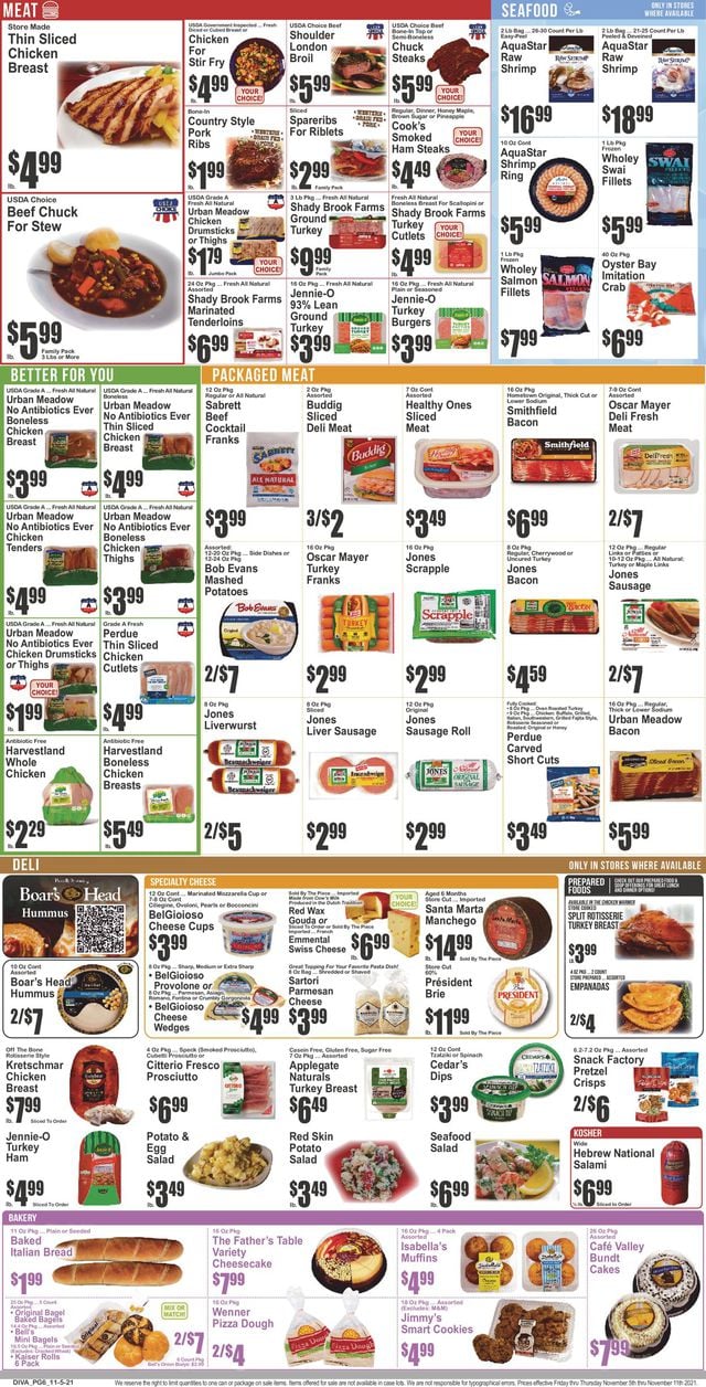 Key Food Ad from 11/05/2021