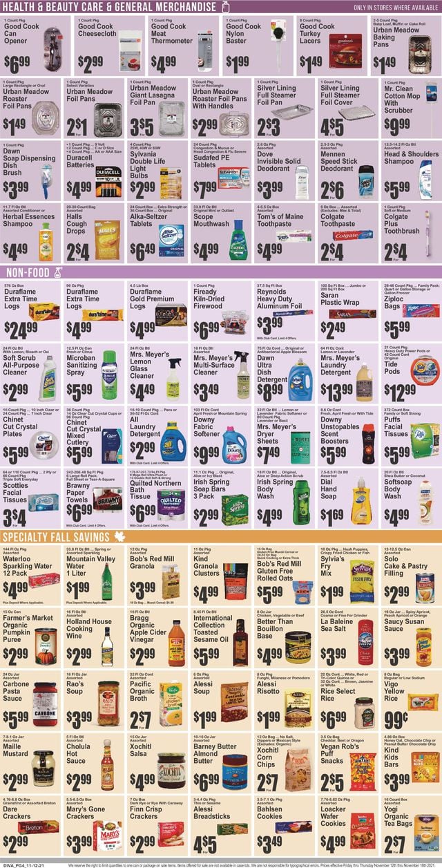 Key Food Ad from 11/12/2021