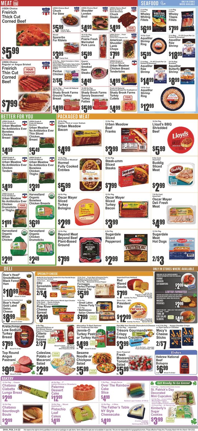 Key Food Ad from 03/04/2022