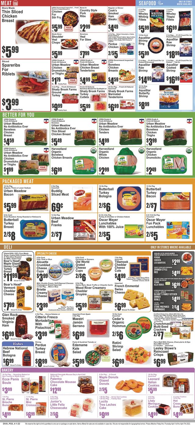 Key Food Ad from 04/01/2022