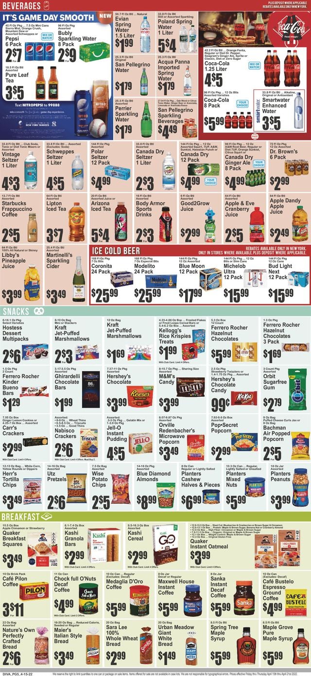 Key Food Ad from 04/15/2022