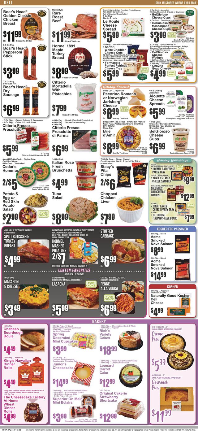 Key Food Ad from 04/15/2022
