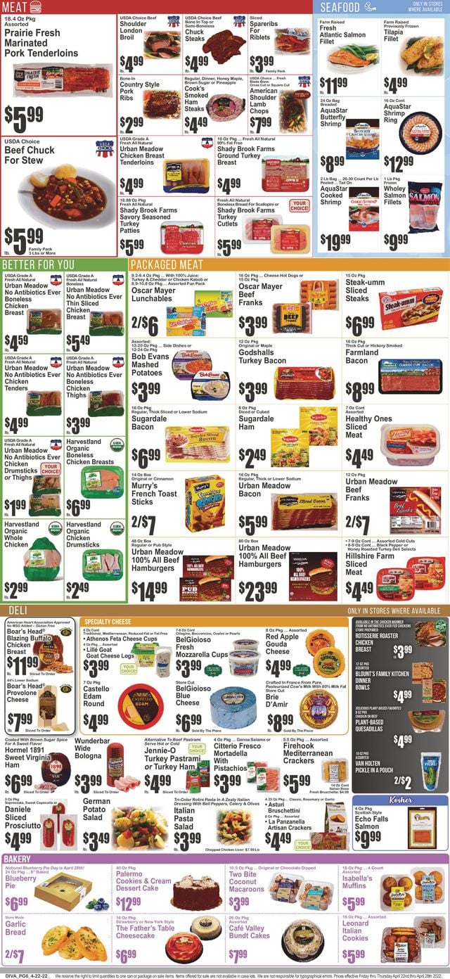 Key Food Ad from 04/22/2022