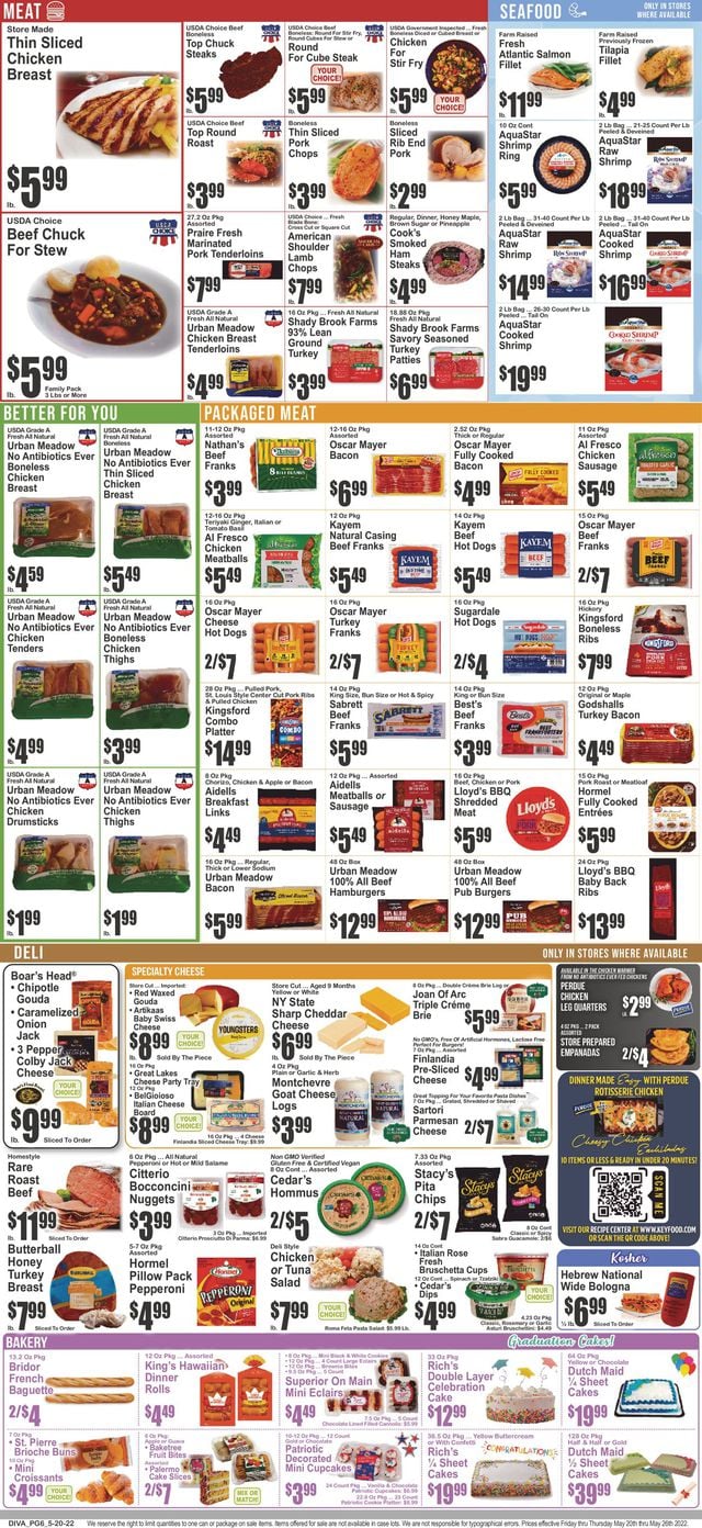 Key Food Ad from 05/20/2022