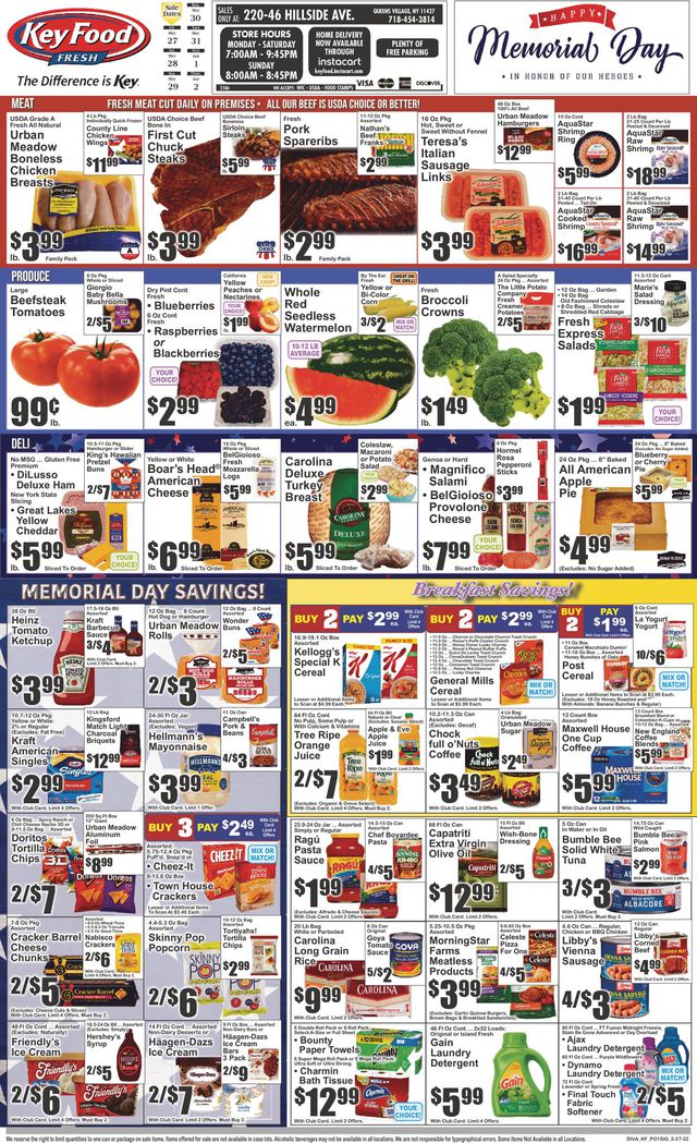 Key Food Ad from 05/27/2022