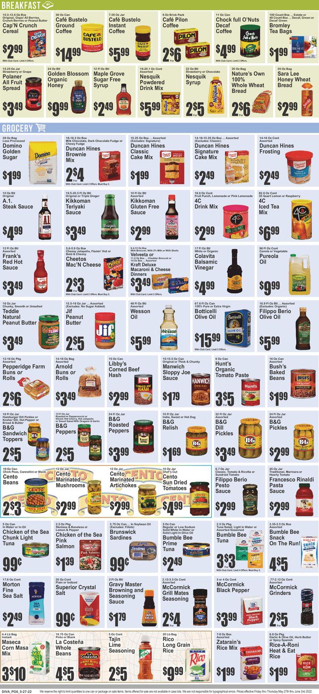 Key Food Ad from 05/27/2022