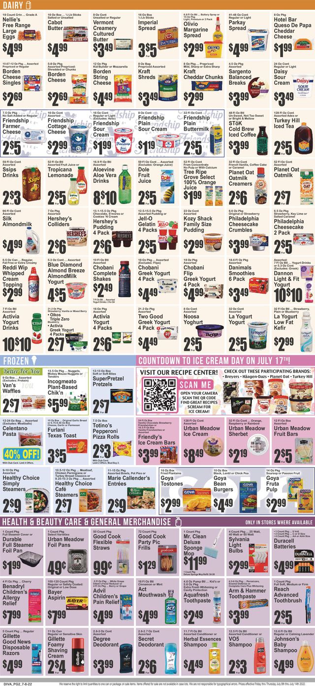 Key Food Ad from 07/08/2022