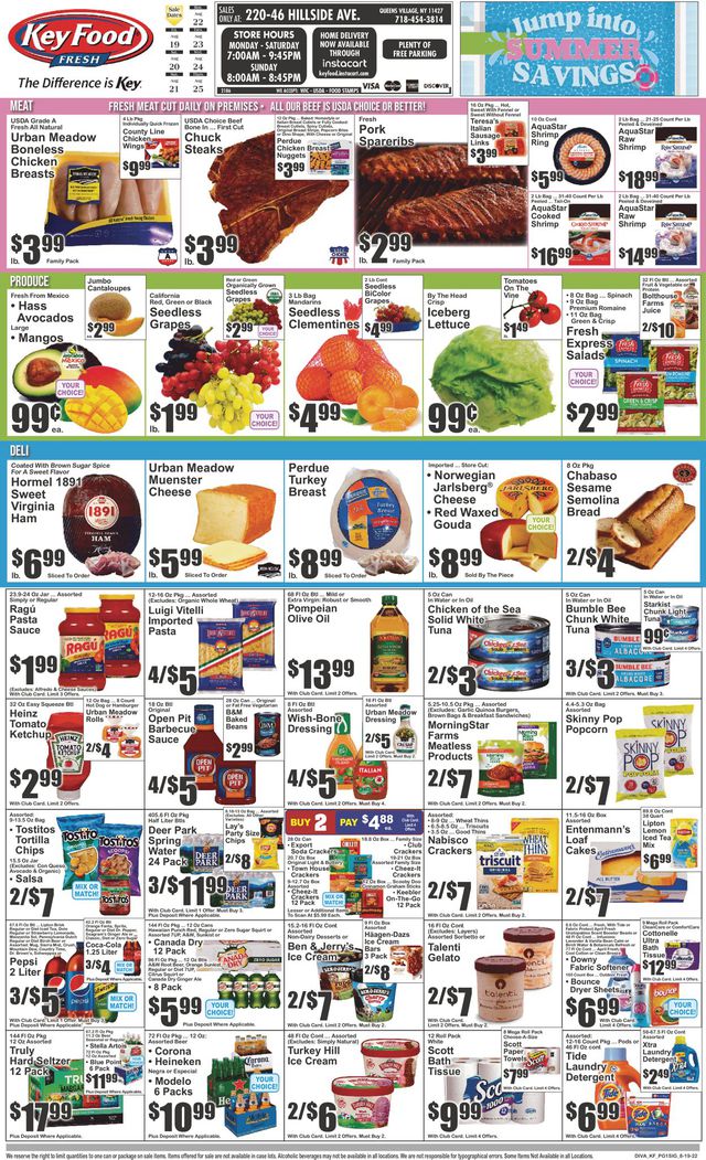 Key Food Ad from 08/19/2022
