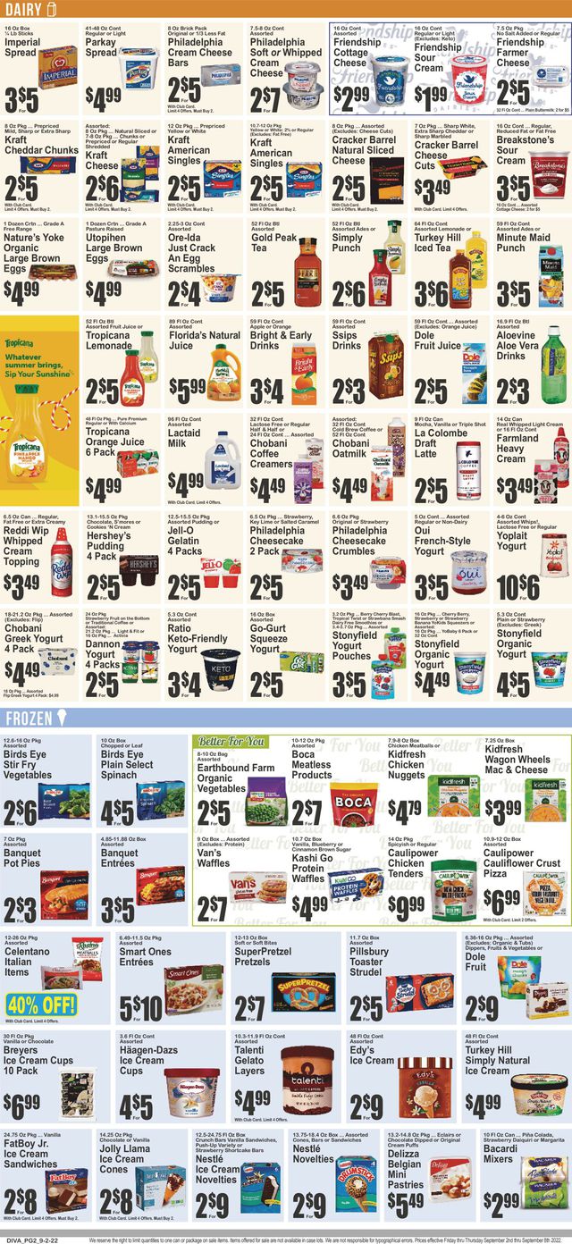Key Food Ad from 09/02/2022
