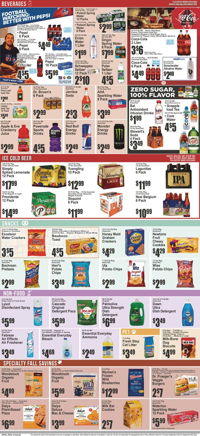 Key Food Ad from 09/23/2022
